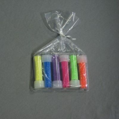 Bag holding glitter tubes